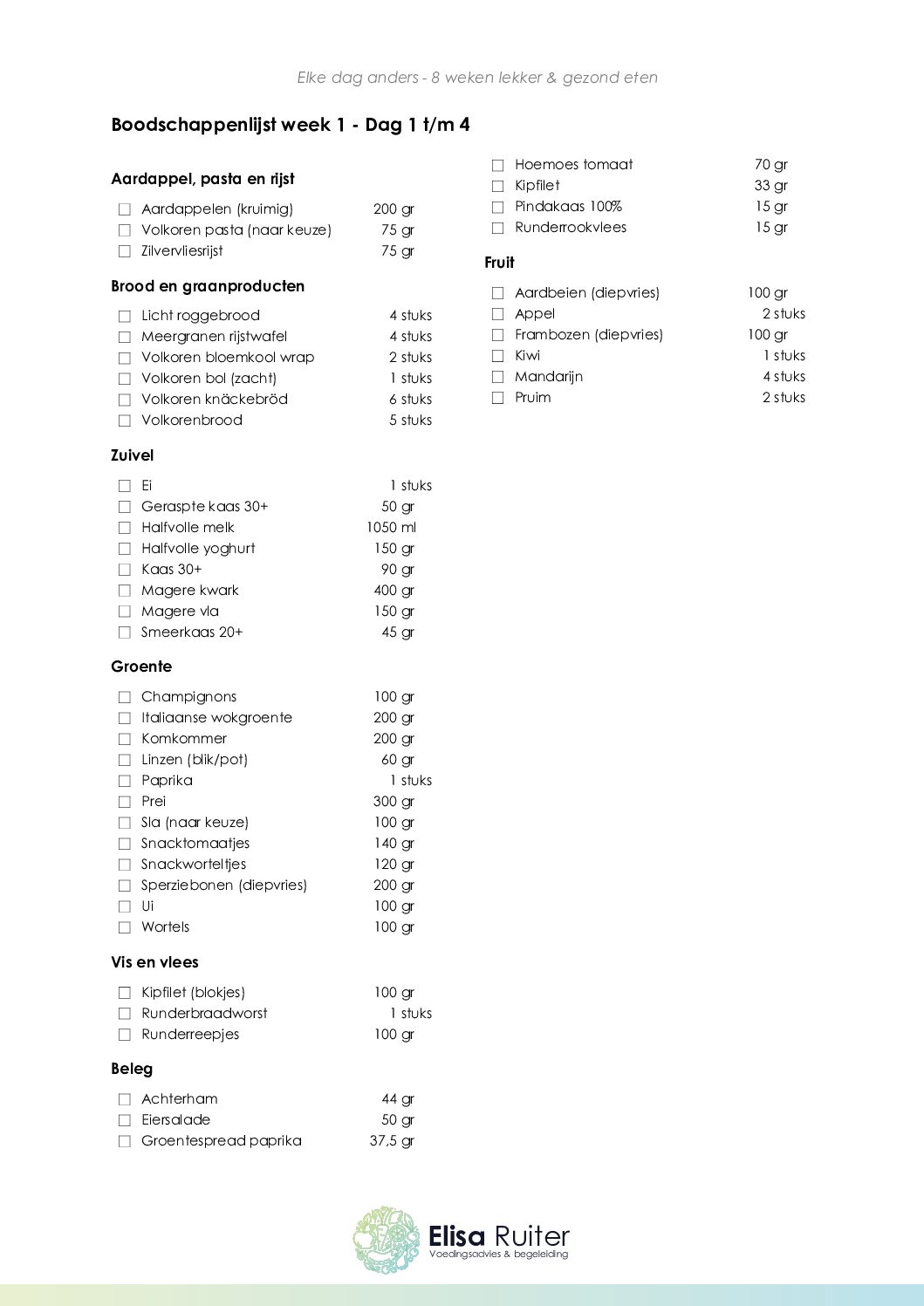 Boek 'Elke dag anders'